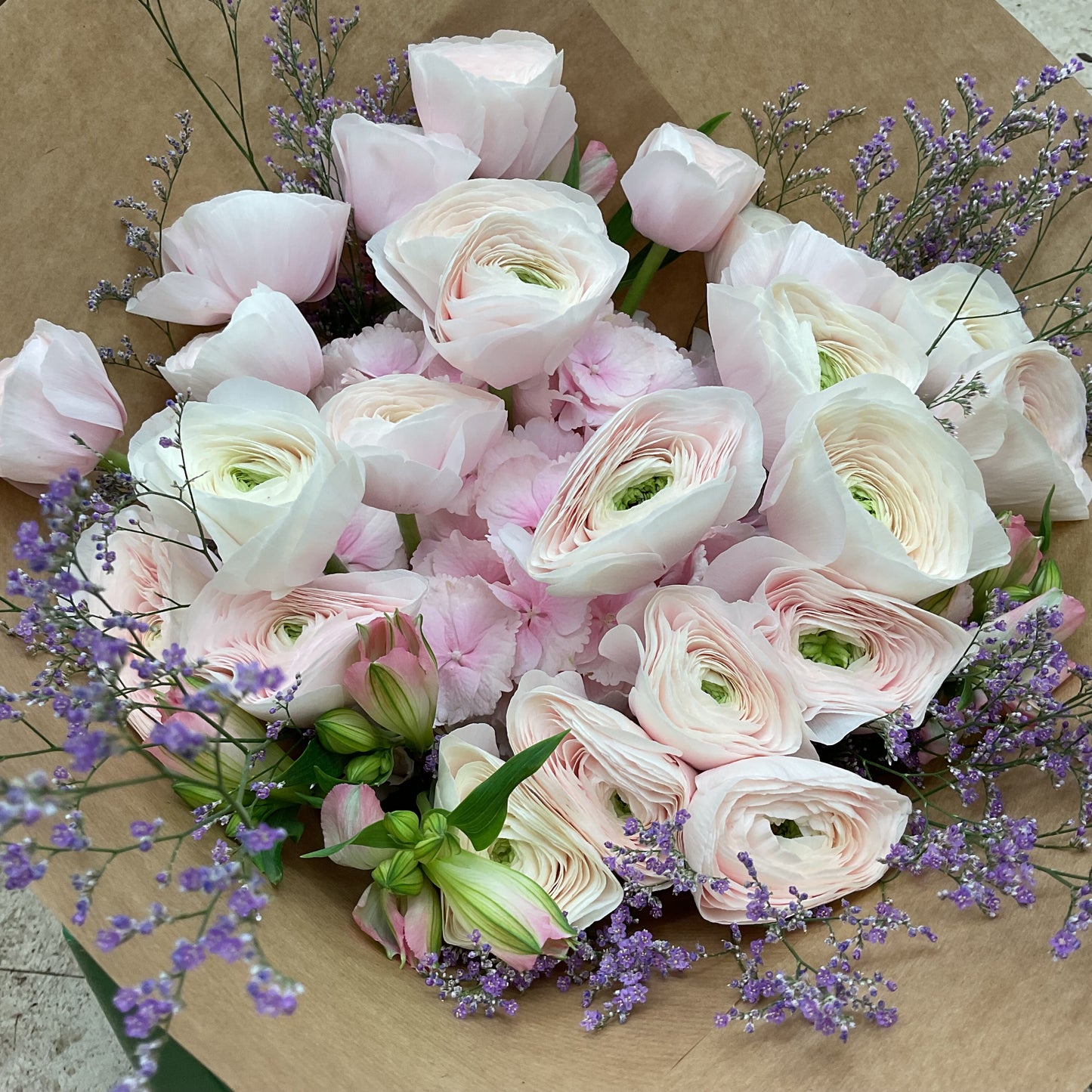 Blush Ranunculus Bouquet
