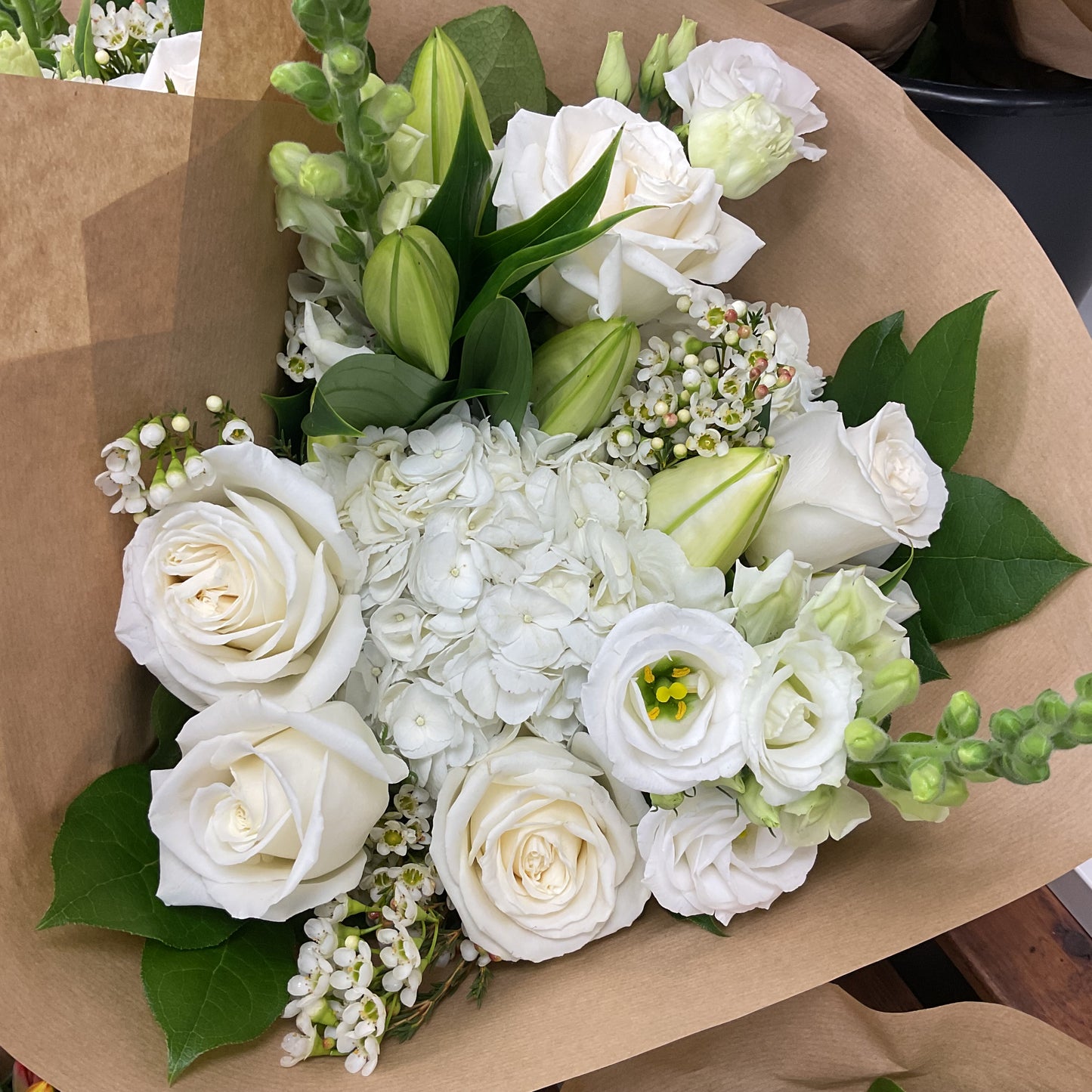 Classic white bouquet