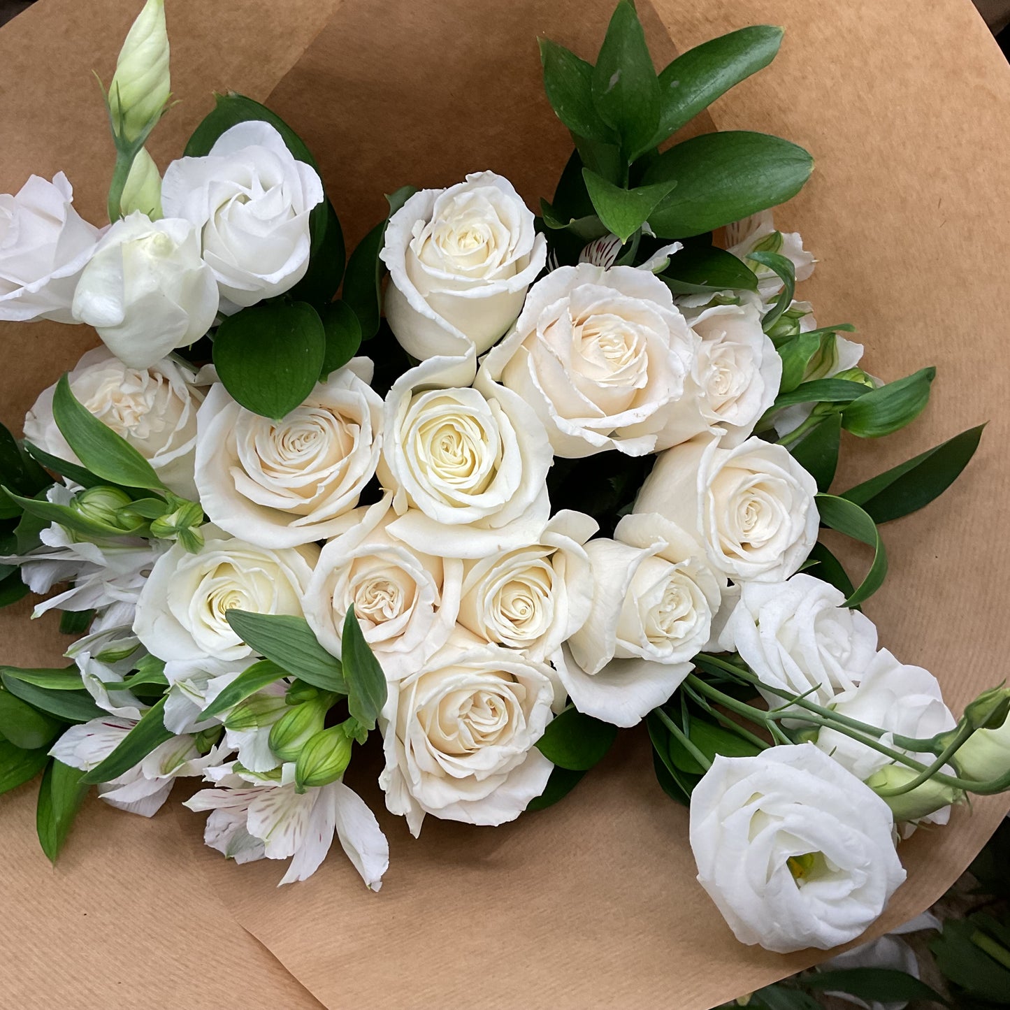 White Rose Bouquet