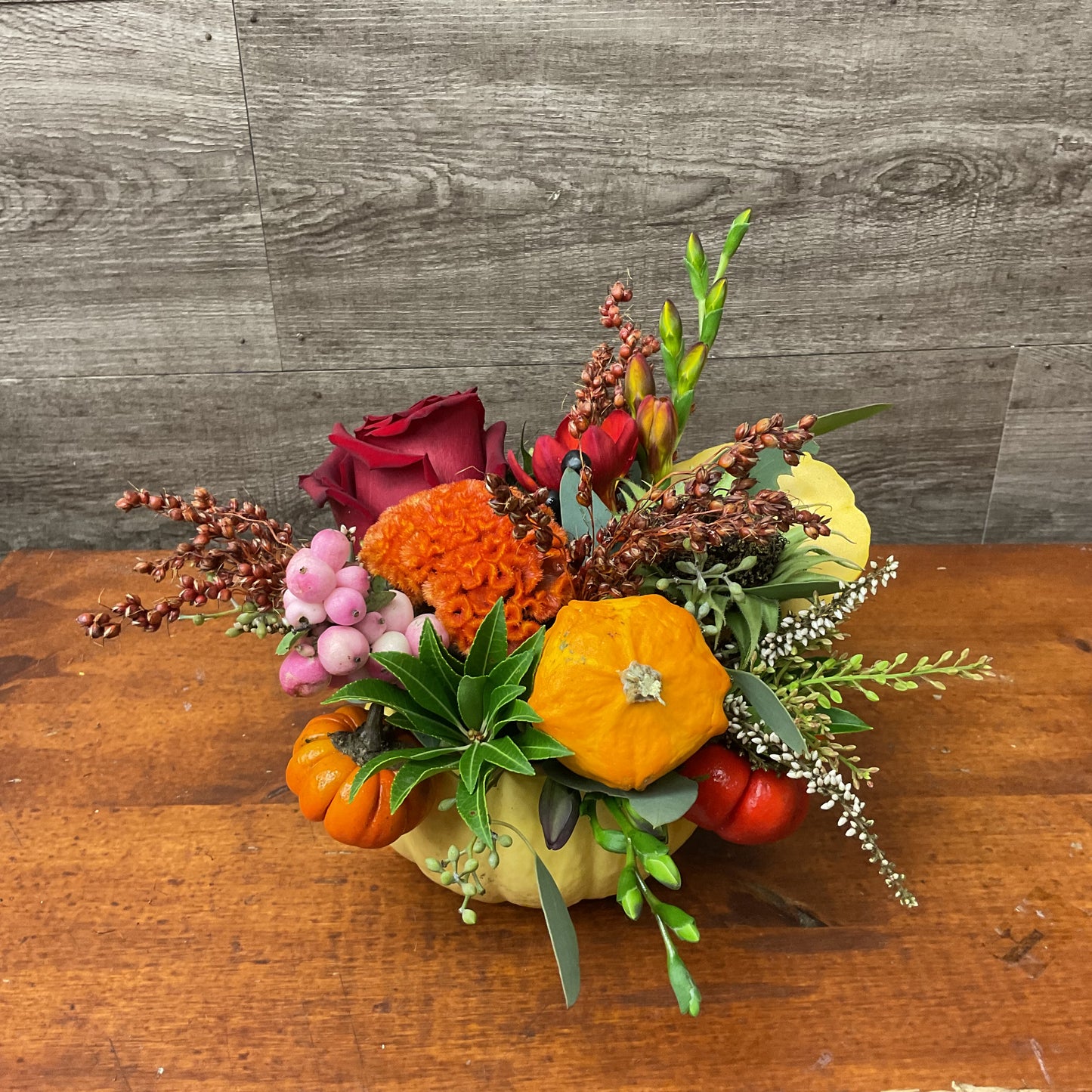 Fresh Pumpkin Arrangement