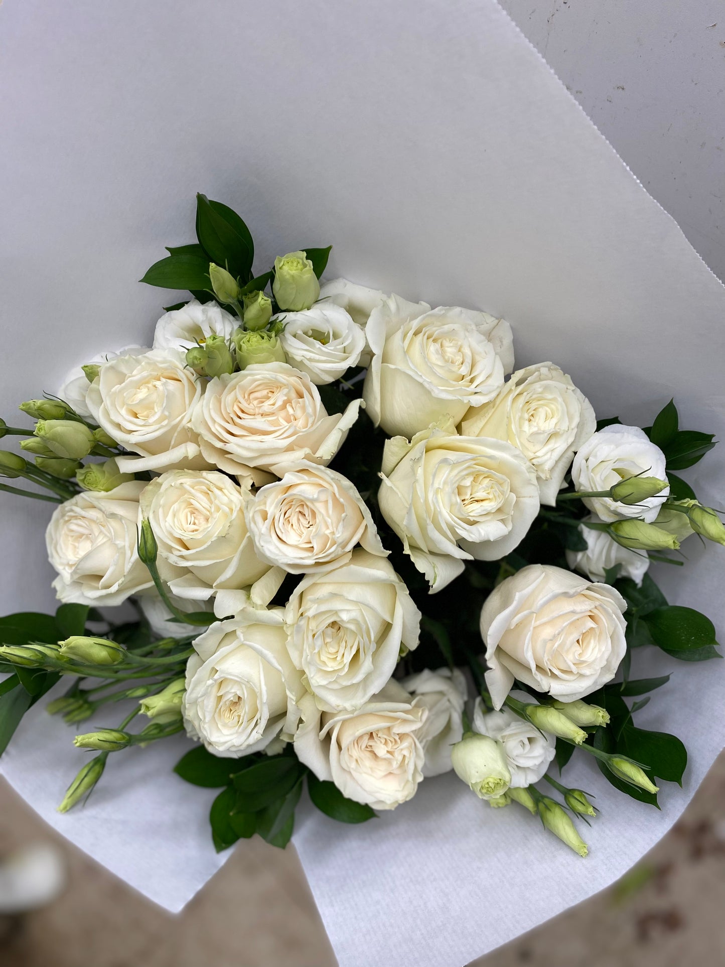 White Rose Bouquet