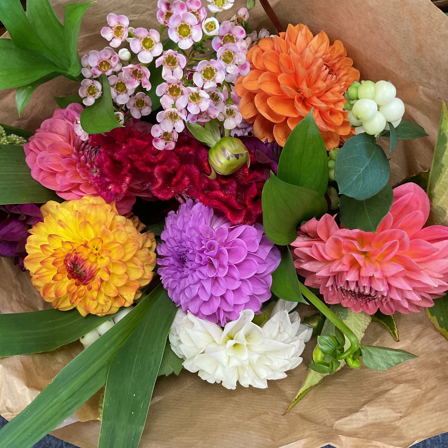 Mixed Dahlia Bouquet