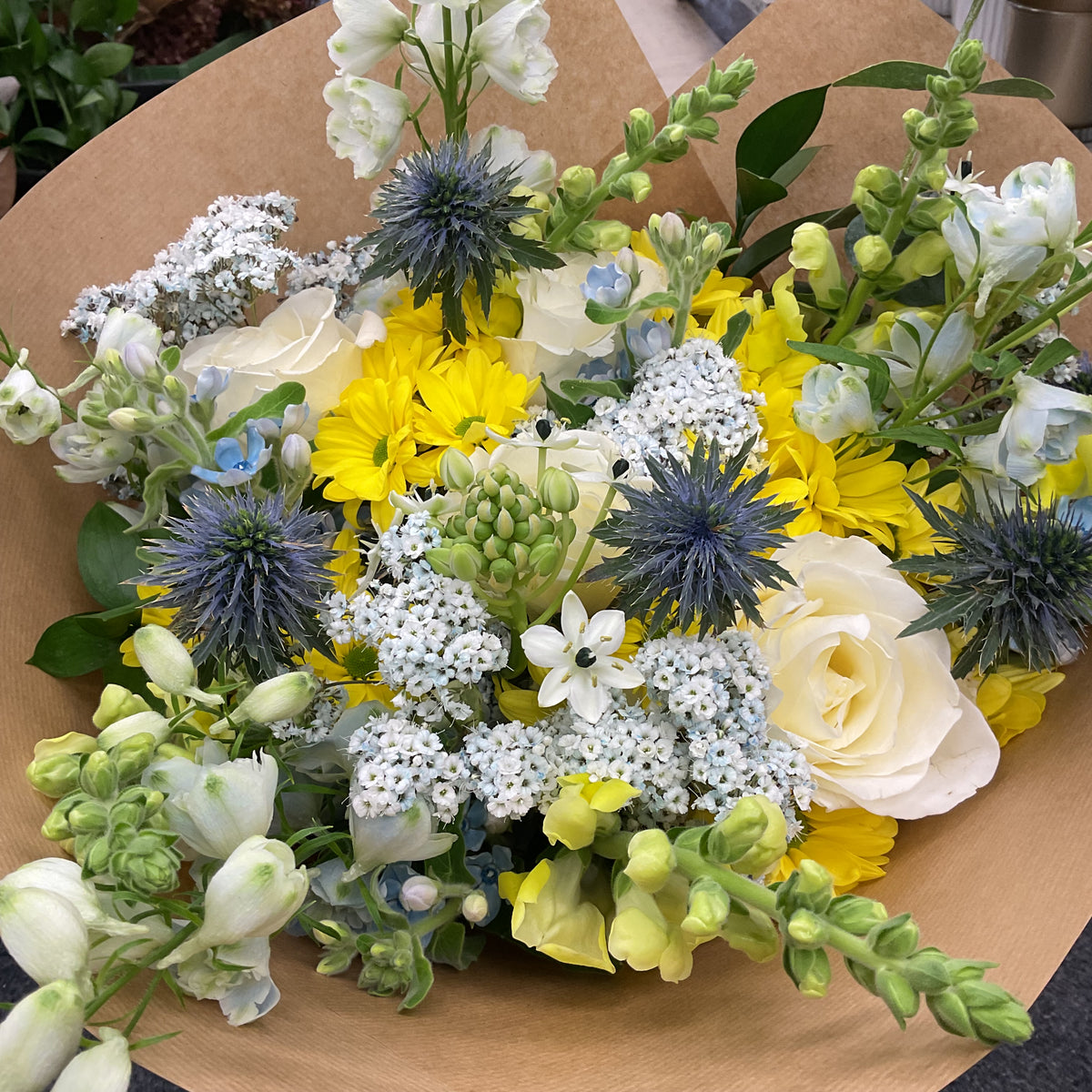 Blue & Yellow Bouquet