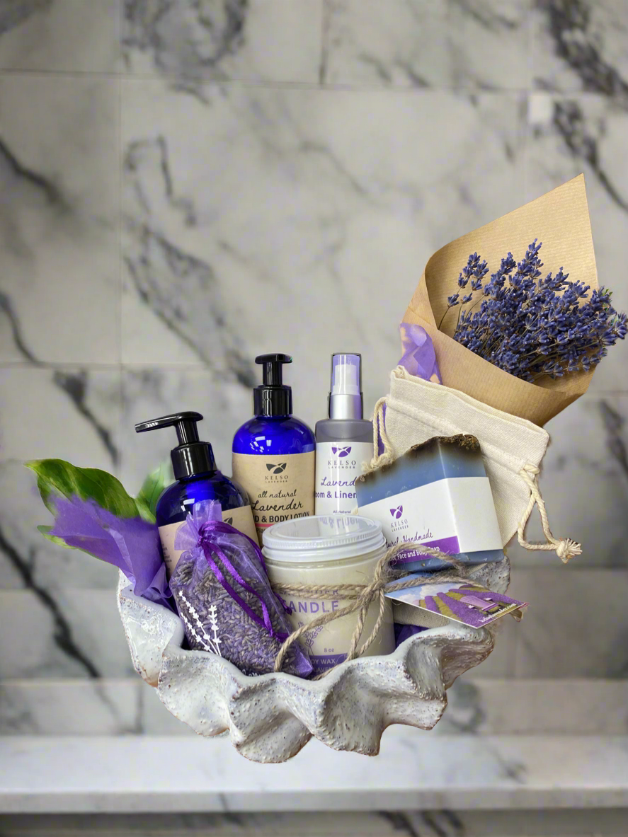 Luxury Lavender Gift Basket