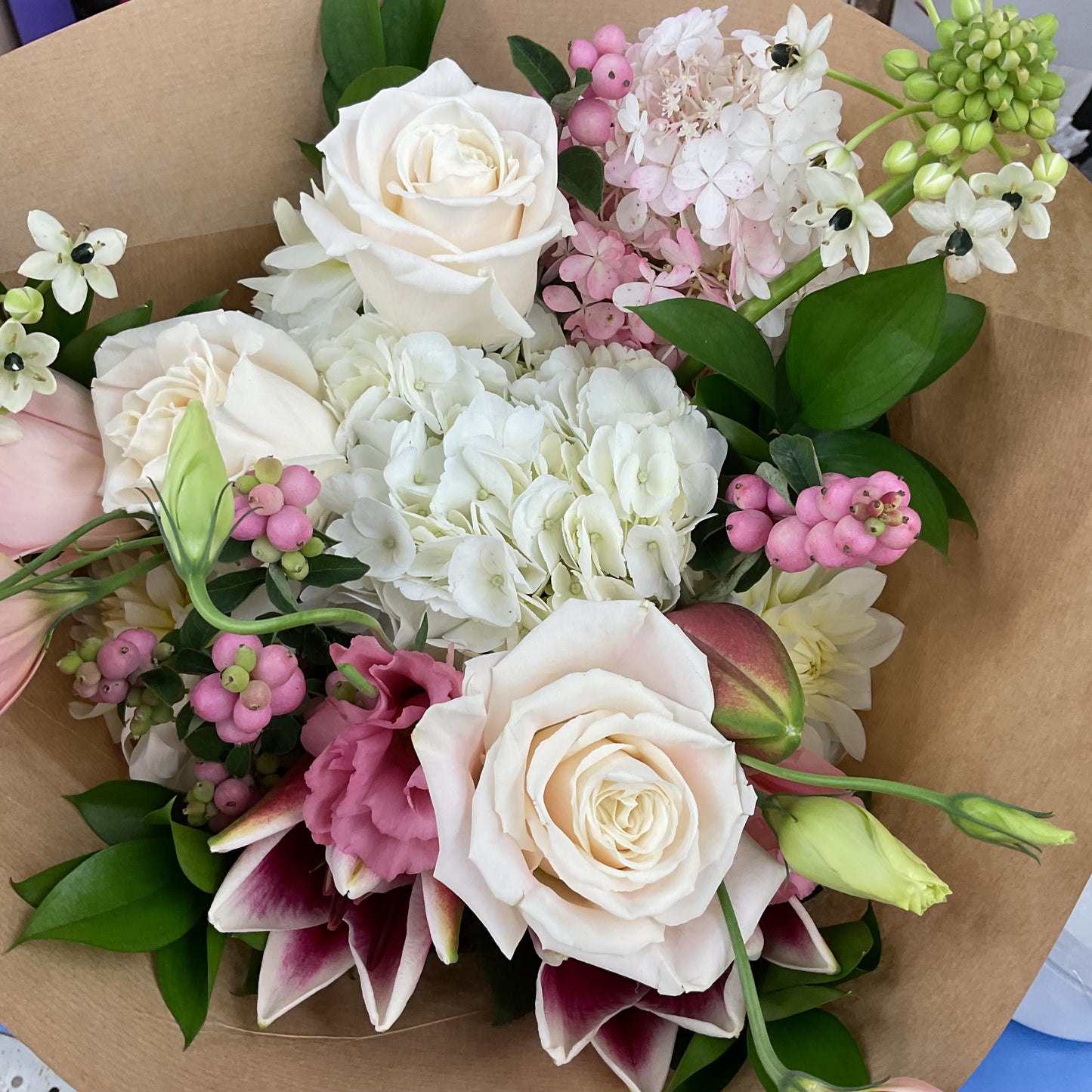 Pink and White Bouquet