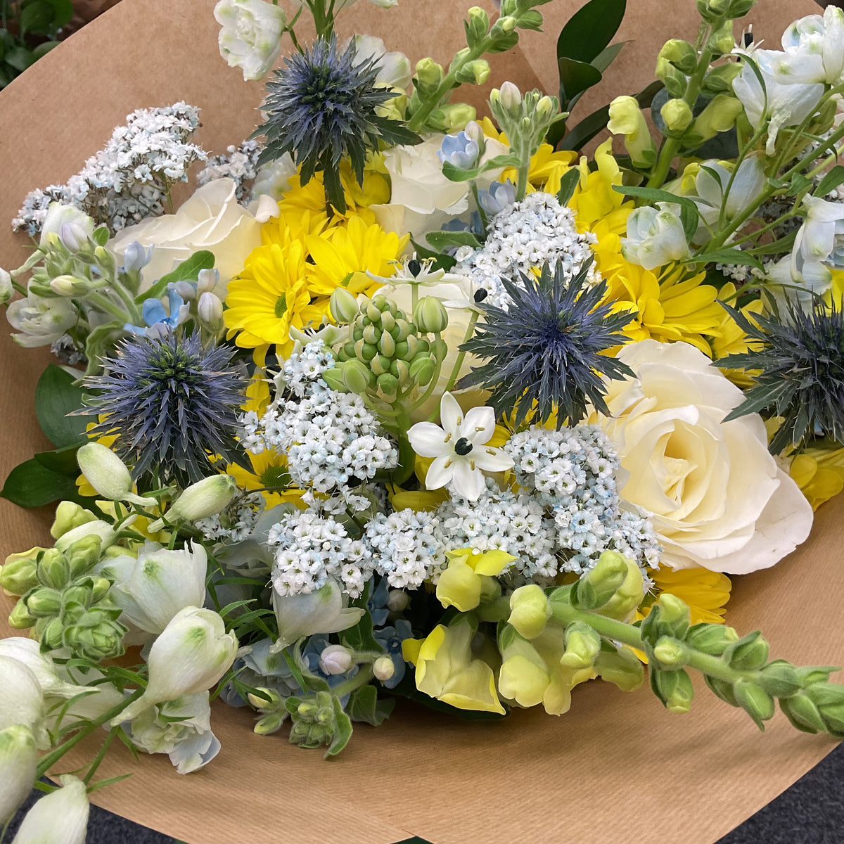 Blue & Yellow Bouquet
