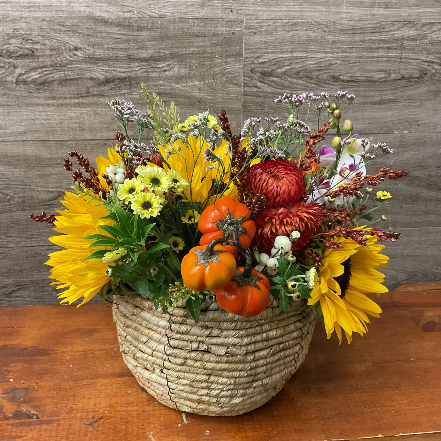 Autumn Basket Arrangement