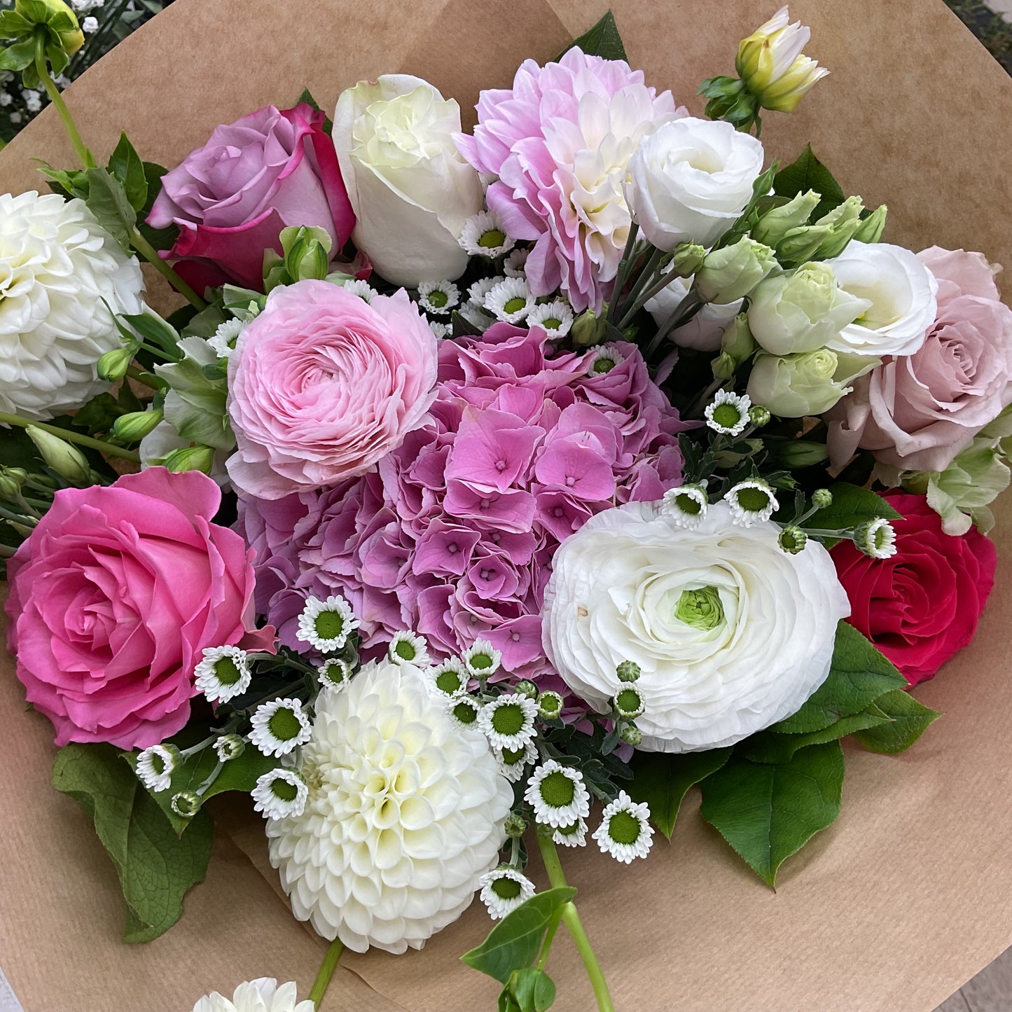 Pink and White Bouquet