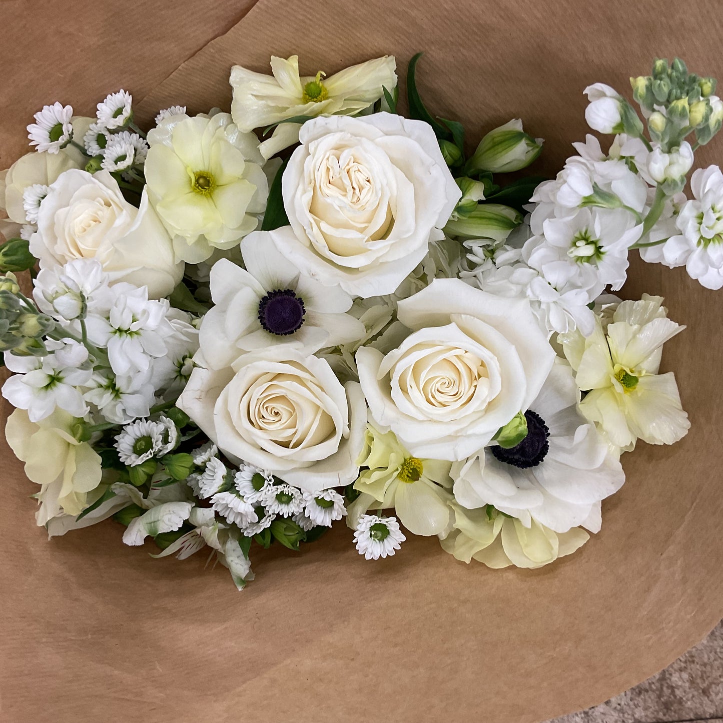 Classic white bouquet