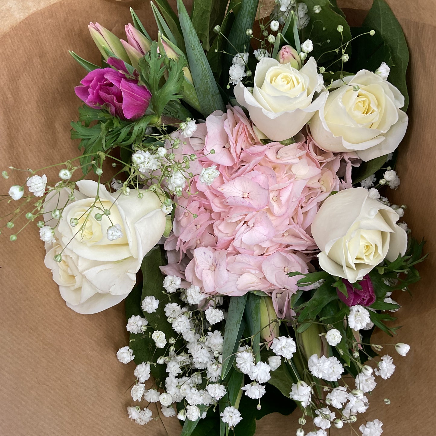 Pink and White Bouquet