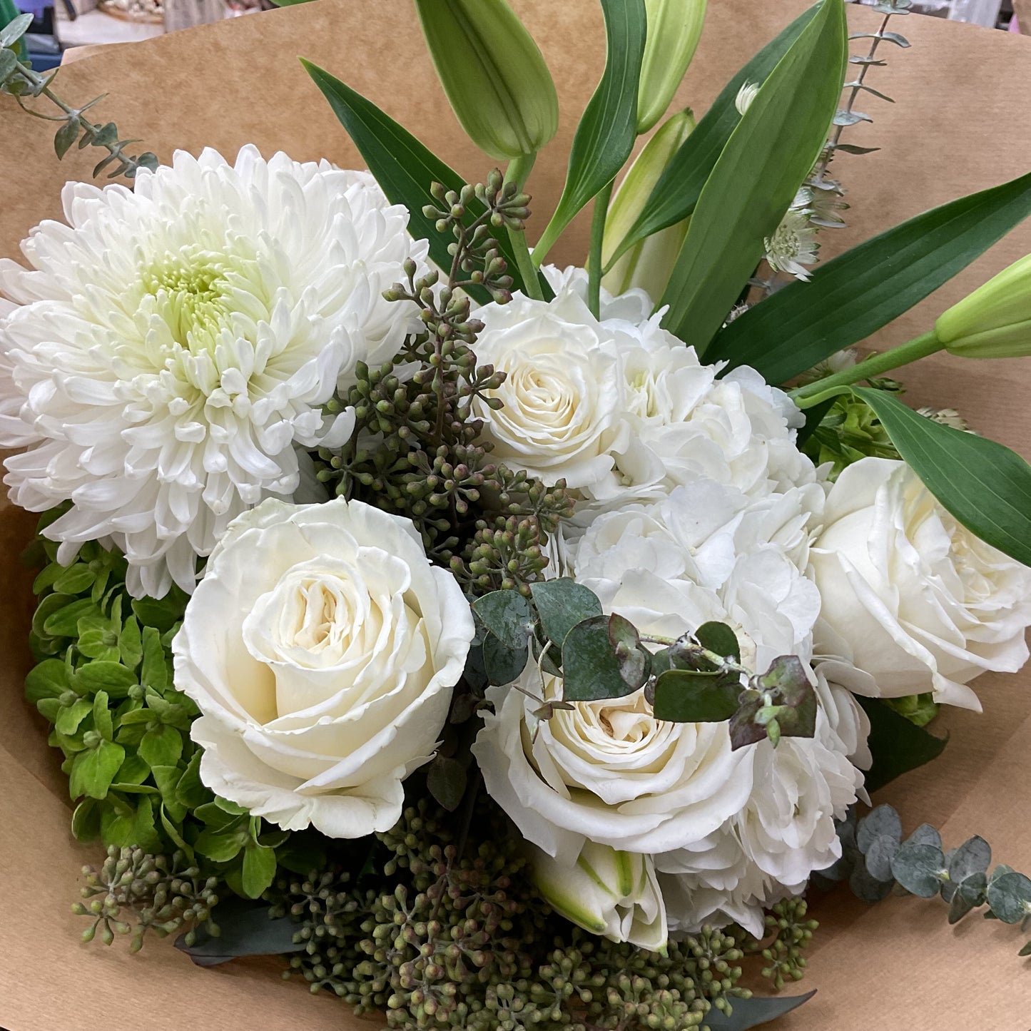 Classic white bouquet