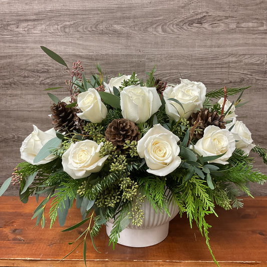 White Christmas Arrangement