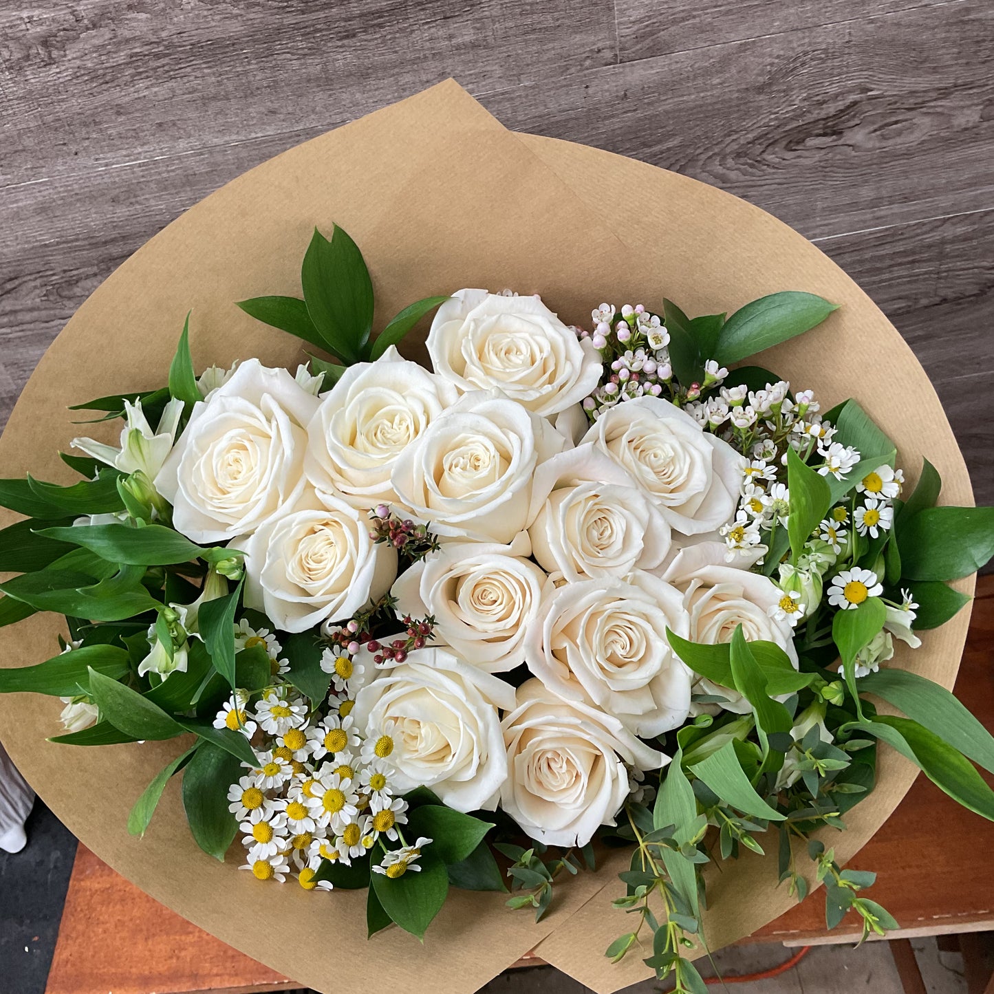 White Rose Bouquet