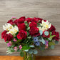 Deluxe red rose arrangement